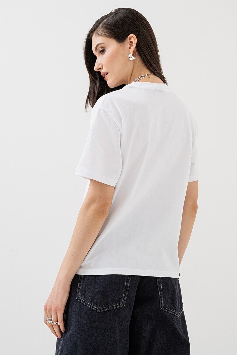 KARL LAGERFELD JEANS Памучна тениска Бял