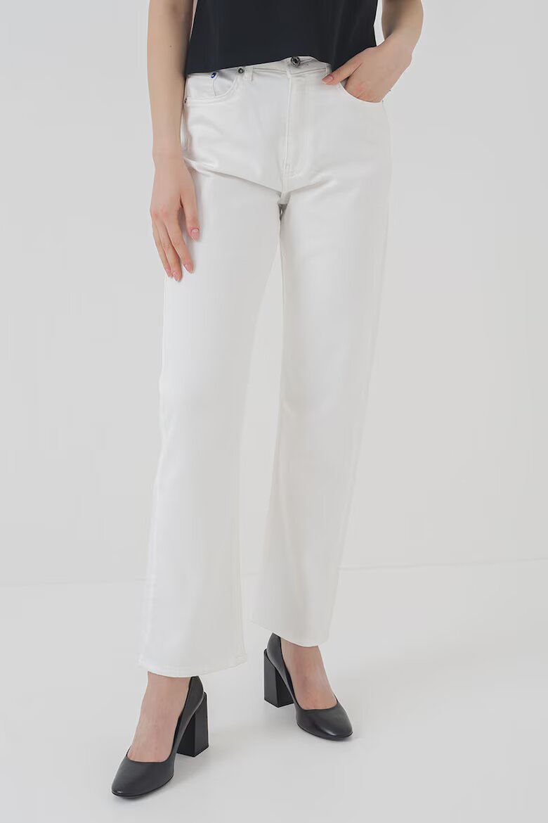 KARL LAGERFELD JEANS Прави дънки с джобове Крем
