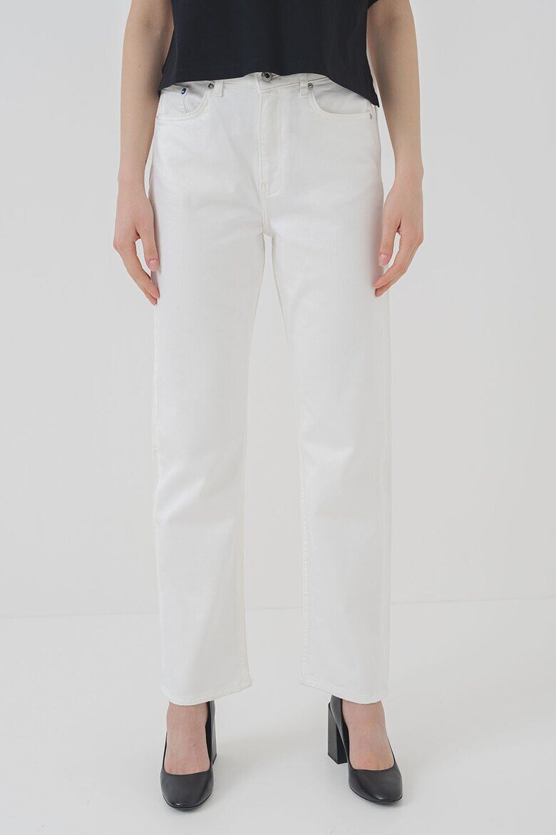 KARL LAGERFELD JEANS Прави дънки с джобове Крем