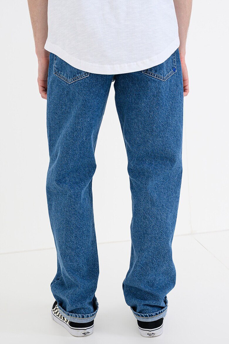 KARL LAGERFELD JEANS Прави дънки с миди талия Син