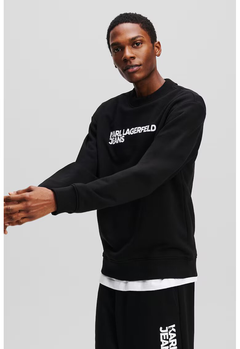 KARL LAGERFELD JEANS Суитшърт с органичен памук