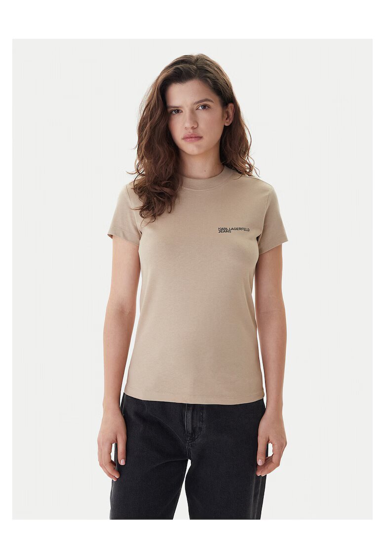 KARL LAGERFELD JEANS Тениска - Зелена