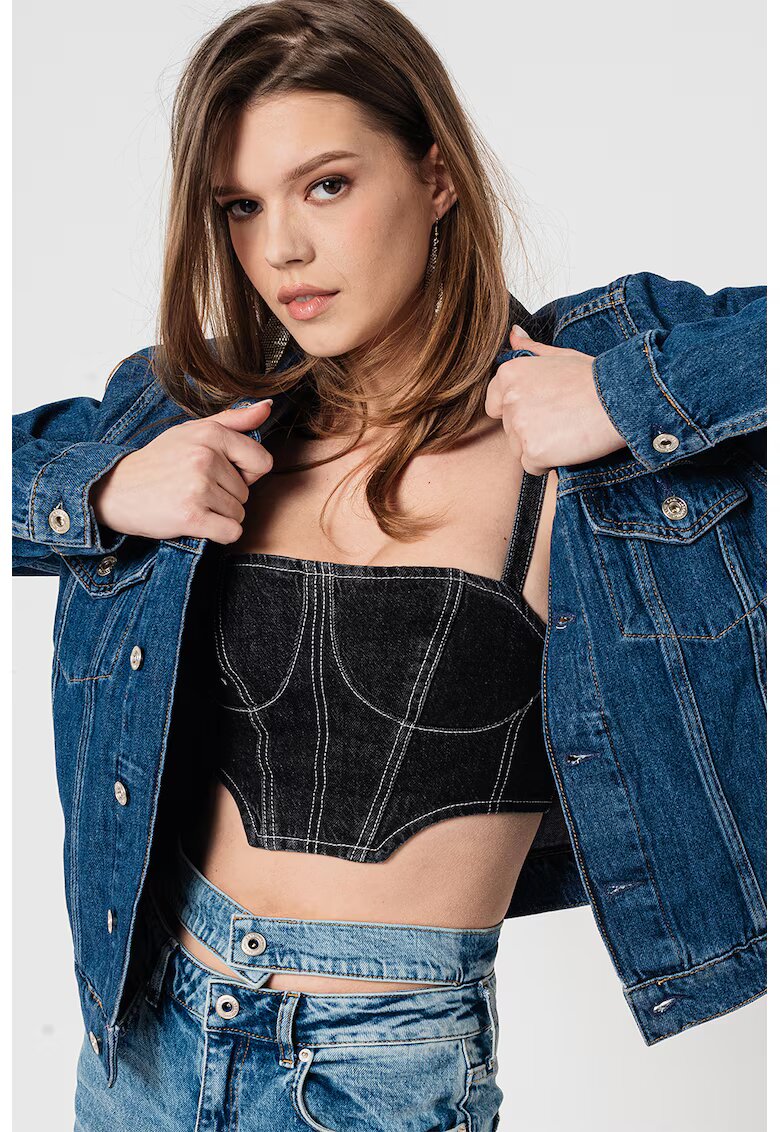 KARL LAGERFELD JEANS Яке от деним с джобове на гърдите