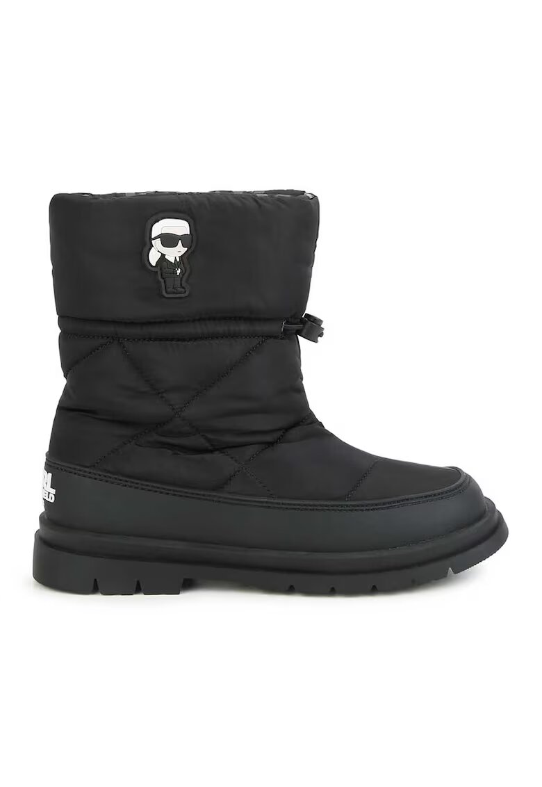 KARL LAGERFELD KIDS Боти с връзка за регулиране