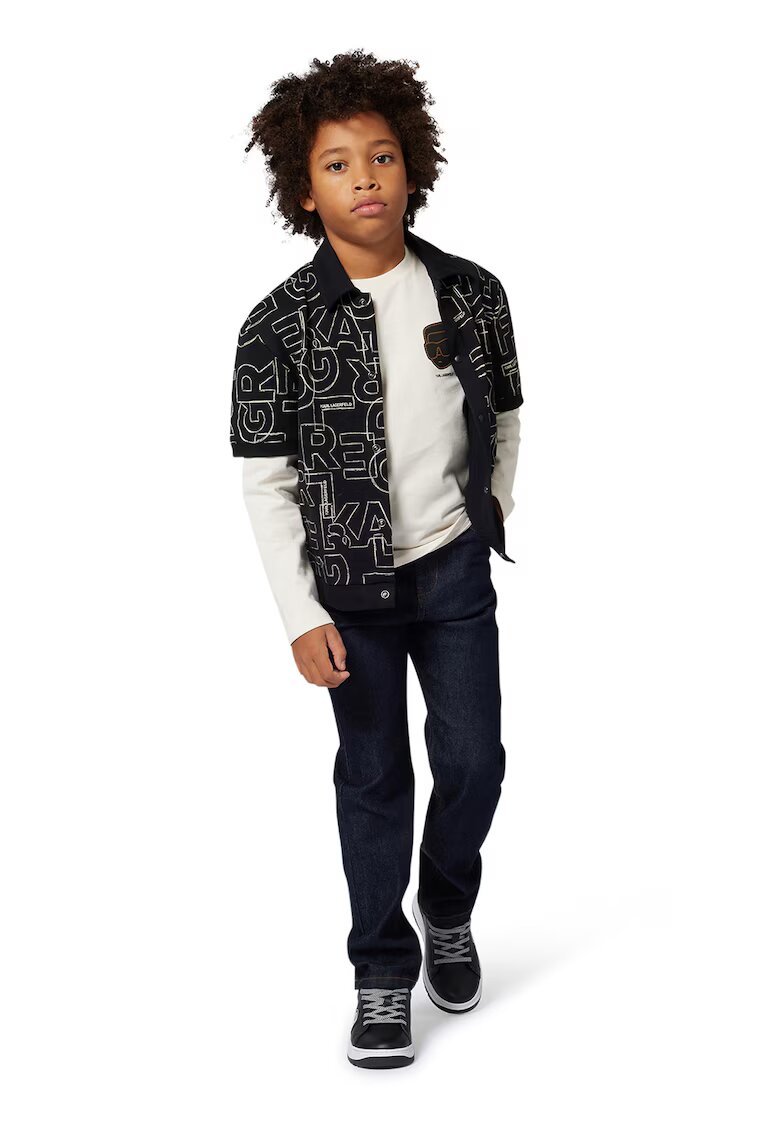 KARL LAGERFELD KIDS Дънки с контрастни шевове