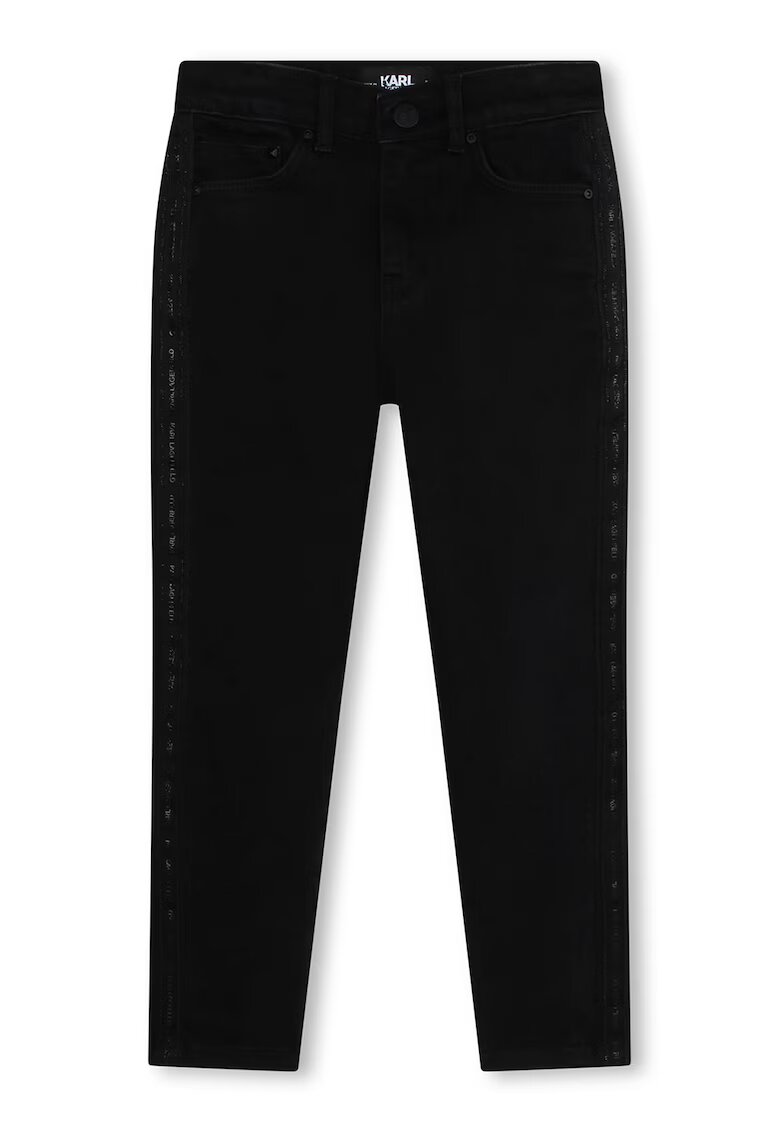 KARL LAGERFELD KIDS Дънки с лого встрани