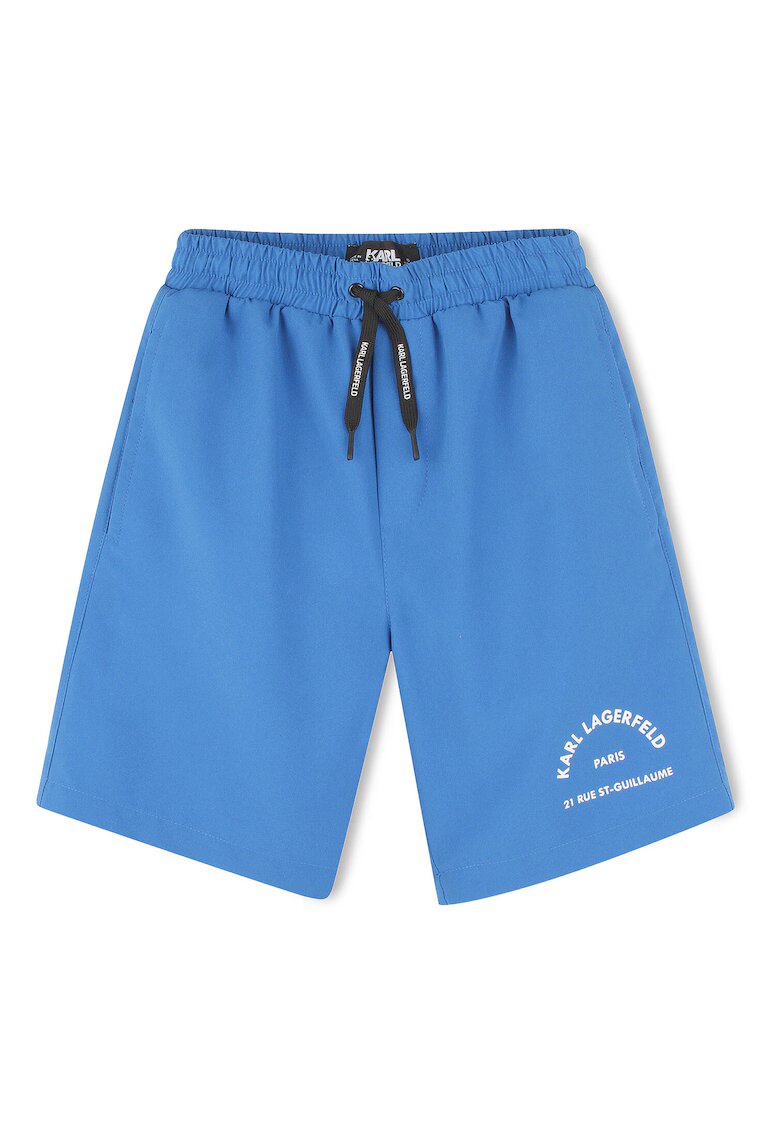 KARL LAGERFELD KIDS Детски бански шорти за момчета Karl Lagerfeld - Z30411 816 - Полиестер