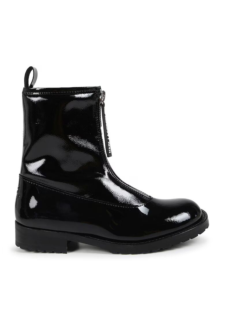 KARL LAGERFELD KIDS Лачени кожени боти