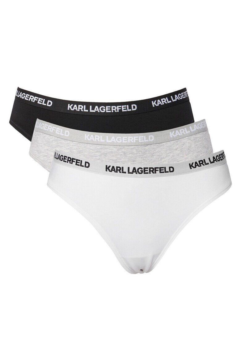 Karl Lagerfeld Комплект дамски бикини многоцветни органичен памук