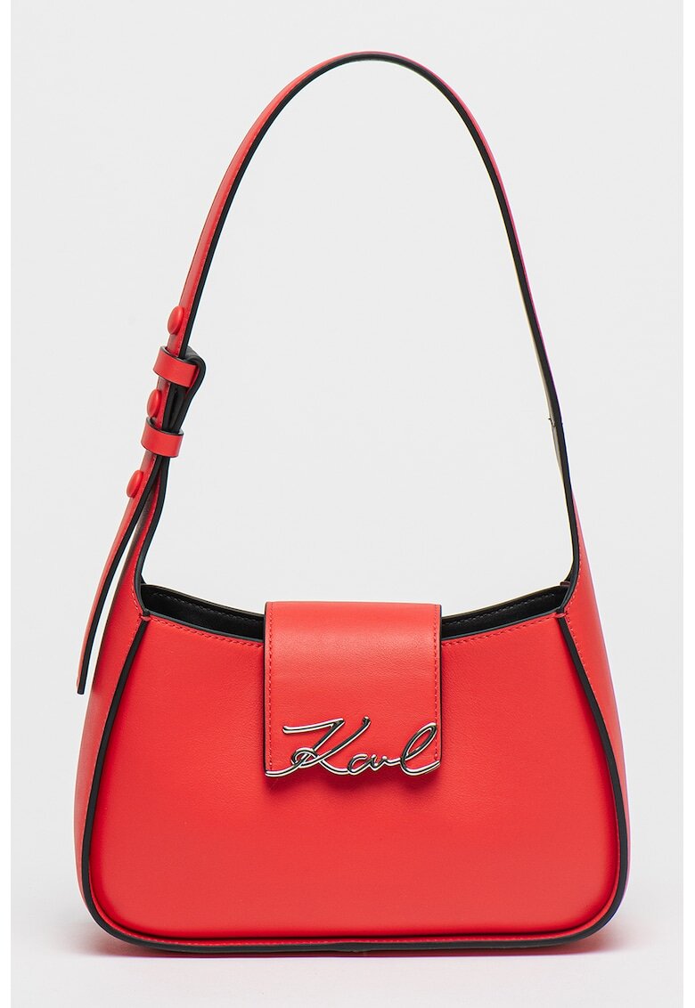 Karl Lagerfeld Кожена чанта през рамо Signature