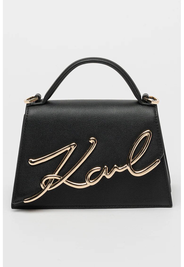 Karl Lagerfeld Кожена чанта през рамо Signature