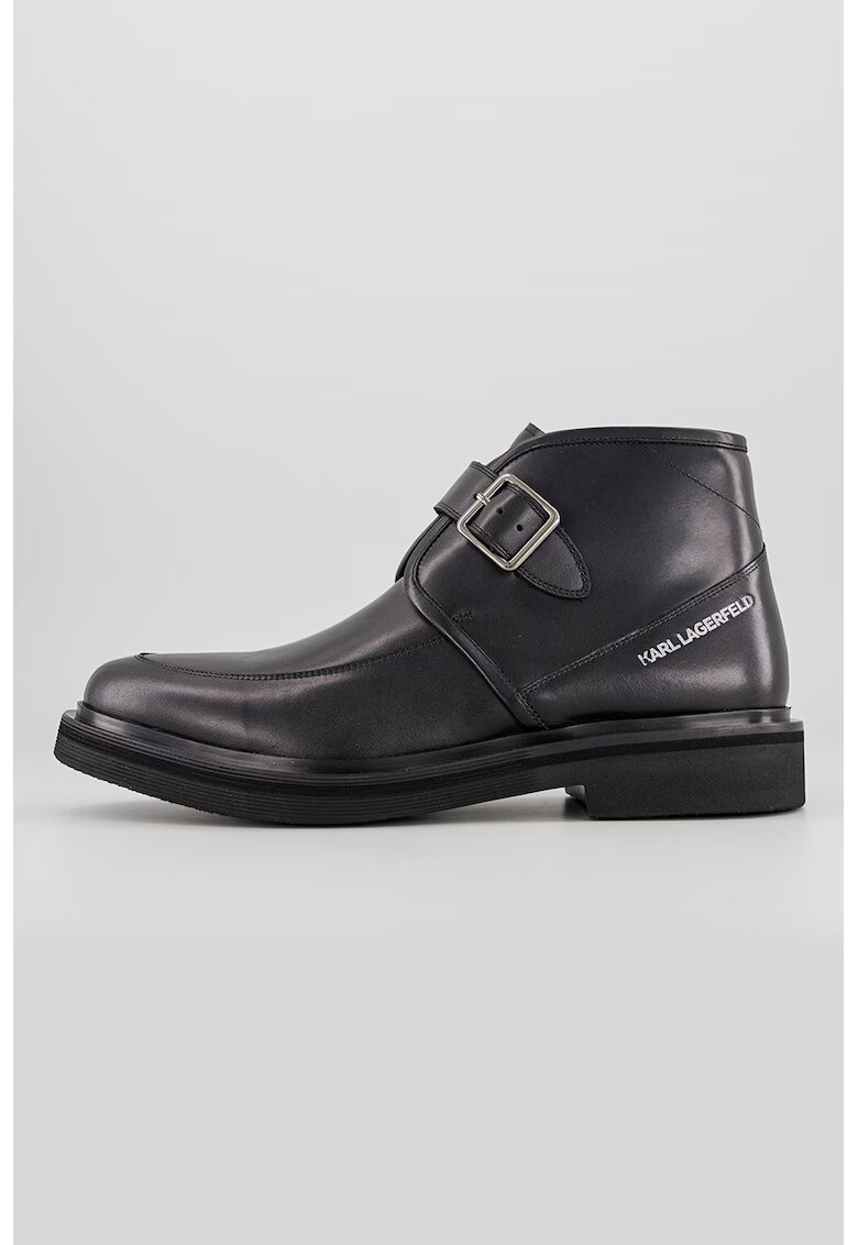 Karl Lagerfeld Кожени боти с лого