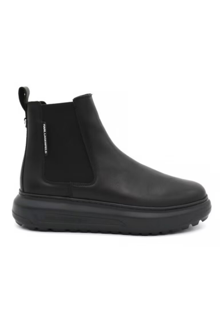 Karl Lagerfeld Мъжки боти Kapri Lug Mid Core Boot - естествена кожа -