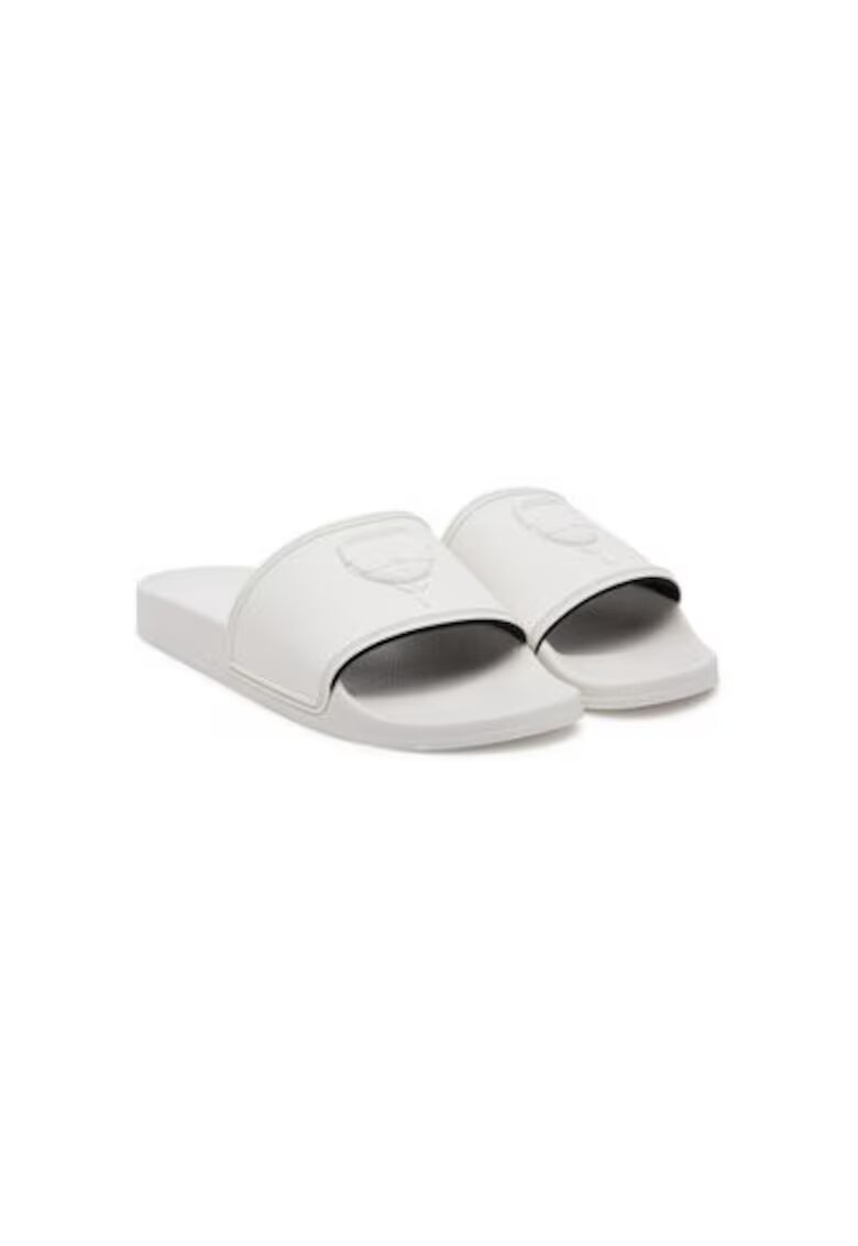 Karl Lagerfeld Мъжки чехли KL70009A - синтетични - 46 EU - бели