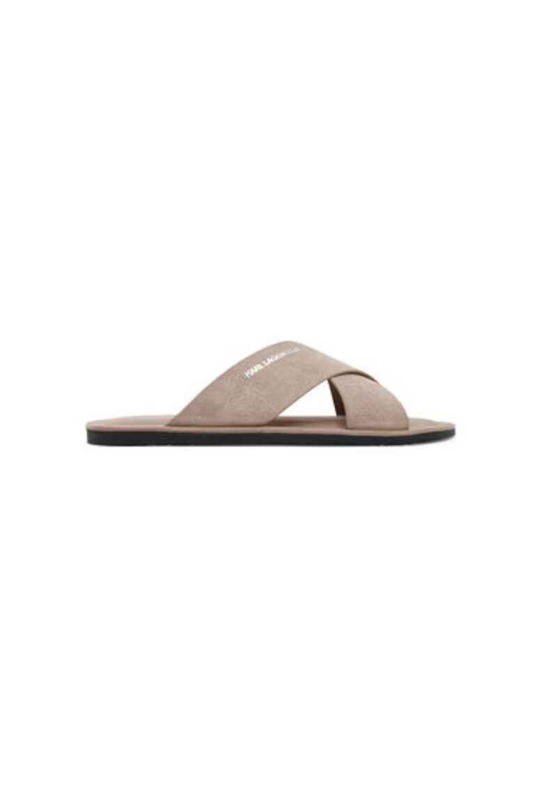 Karl Lagerfeld Мъжки чехли KL70214 - естествена кожа -