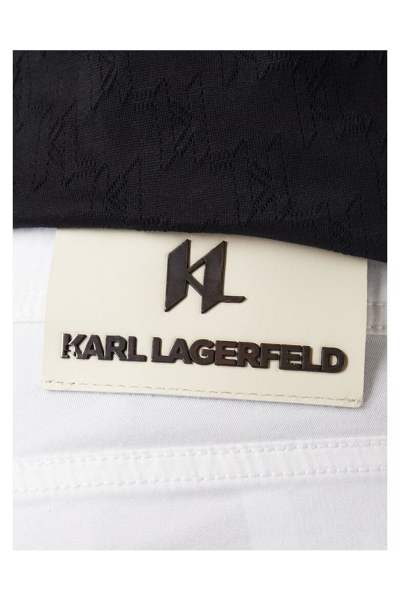 Karl Lagerfeld Мъжки дънки Slim fit Бели Памук