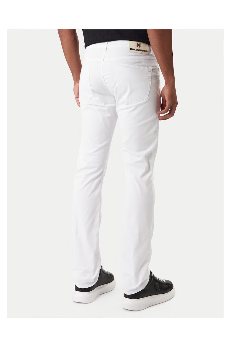 Karl Lagerfeld Мъжки дънки Slim fit Бели Памук