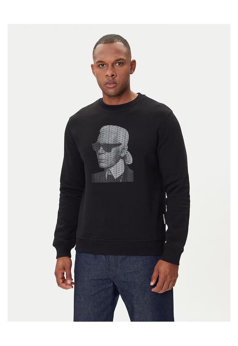 Karl Lagerfeld Мъжки обикновен суичър