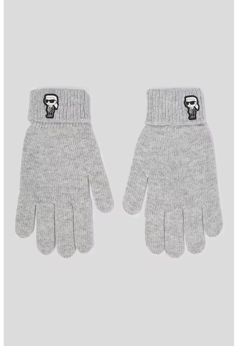 Karl Lagerfeld Ръкавици K/Ikonik с лого