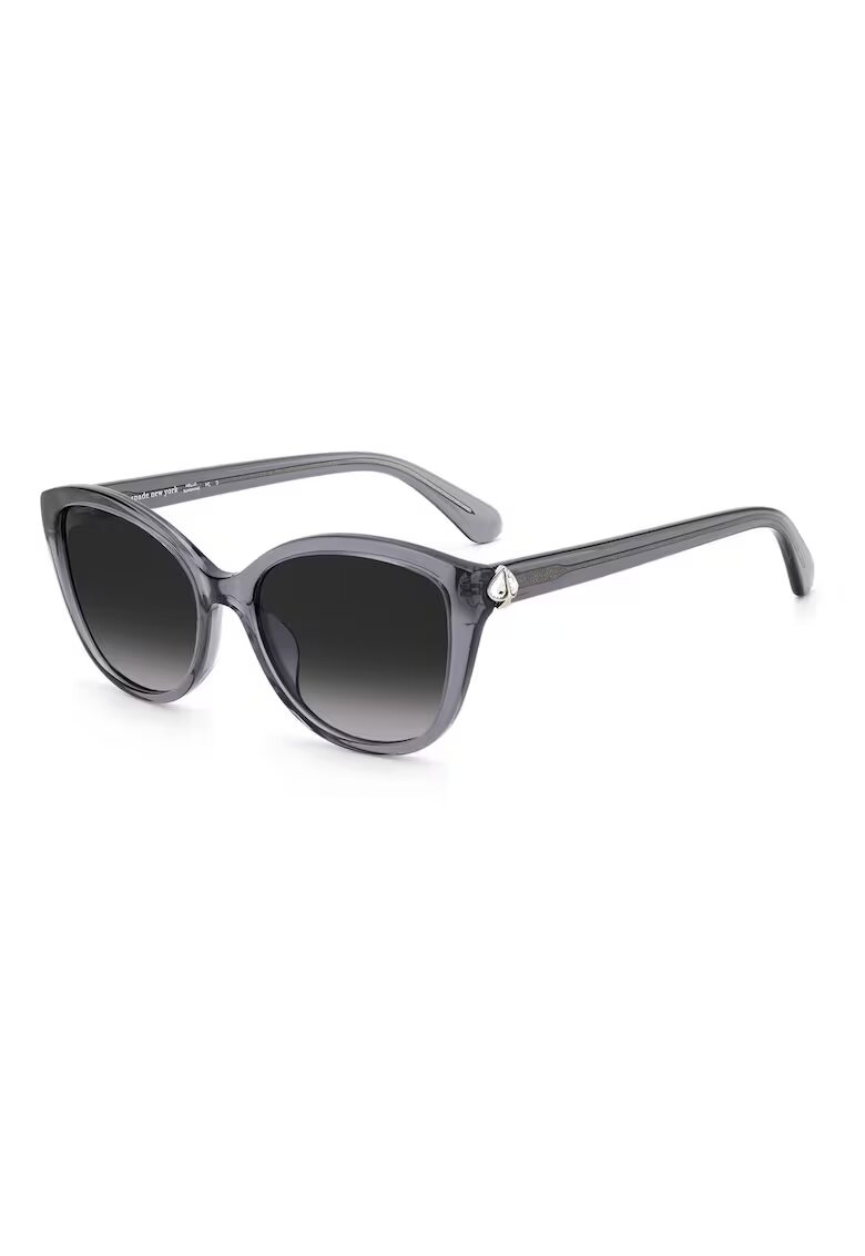 KATE SPADE Дамски слънчеви очила HENSLEY-G-S - UV400 - Сив/Черен - Лещи 55 мм - Ацетат - Калъф включен