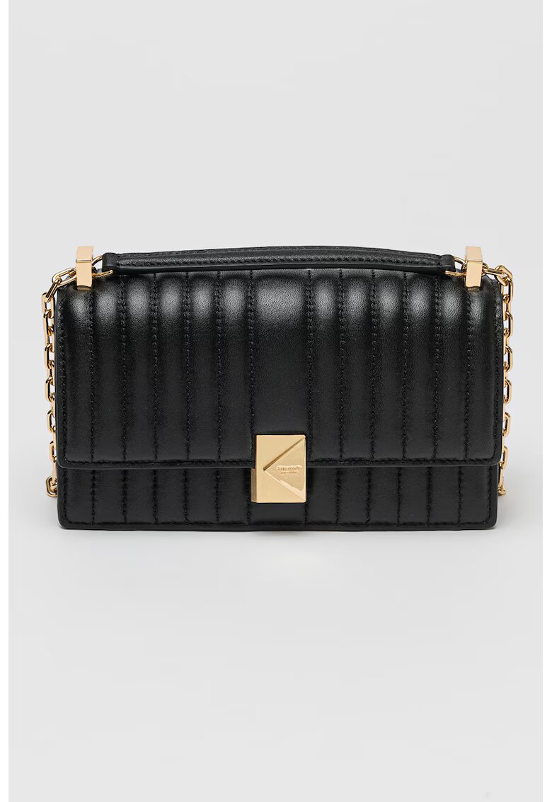 KATE SPADE Капитонирана кожена чанта през рамо Deco