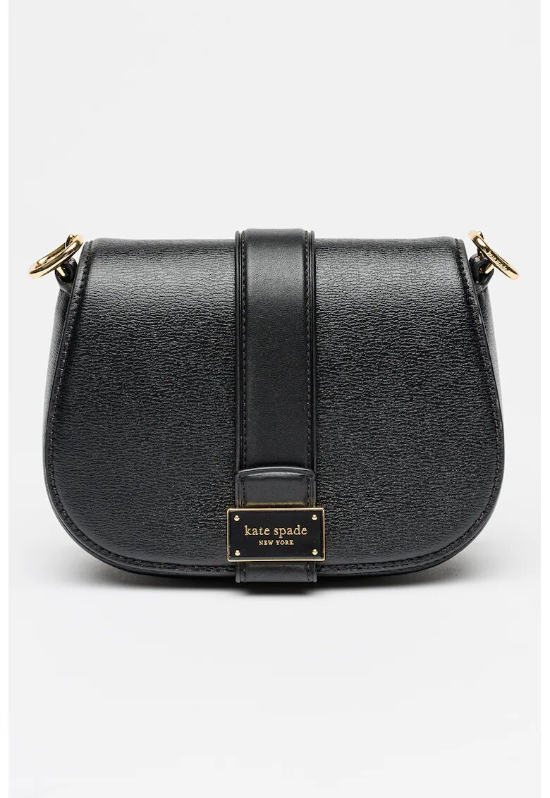 KATE SPADE Кожена чанта през рамо Nouveau - Черен