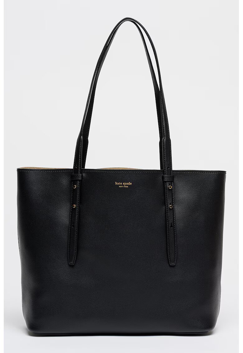 KATE SPADE Кожена шопинг чанта Do It All - Черен