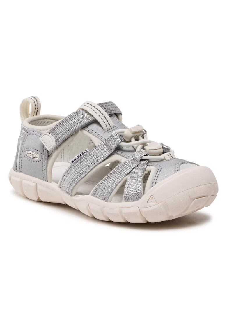 Keen Детски сандали - 302678716 - Еко кожа - Сребристи
