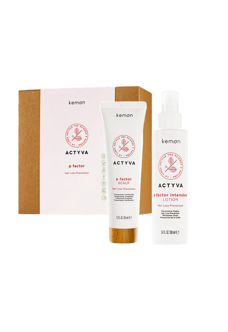 Kemon Комплект против косопад Actyva P Factor - Treatment 150 ml - Lotion 100 ml