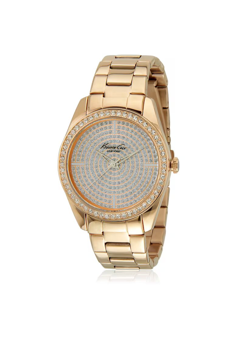 Kenneth Cole Дамски часовник Brooklyn - Аналогов 1250491864 - Златист