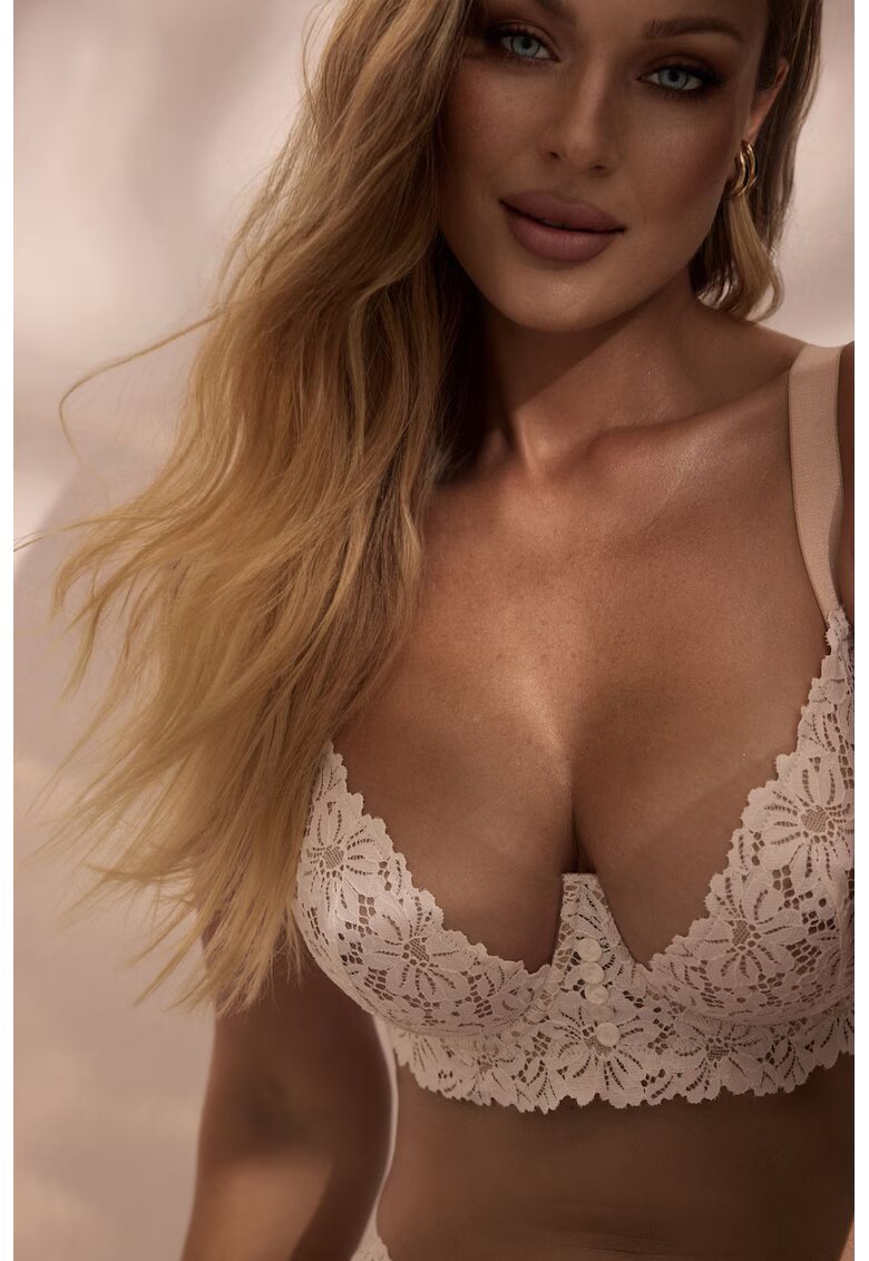 Kinga Sutien din dantela cu decolteu plunge Maya