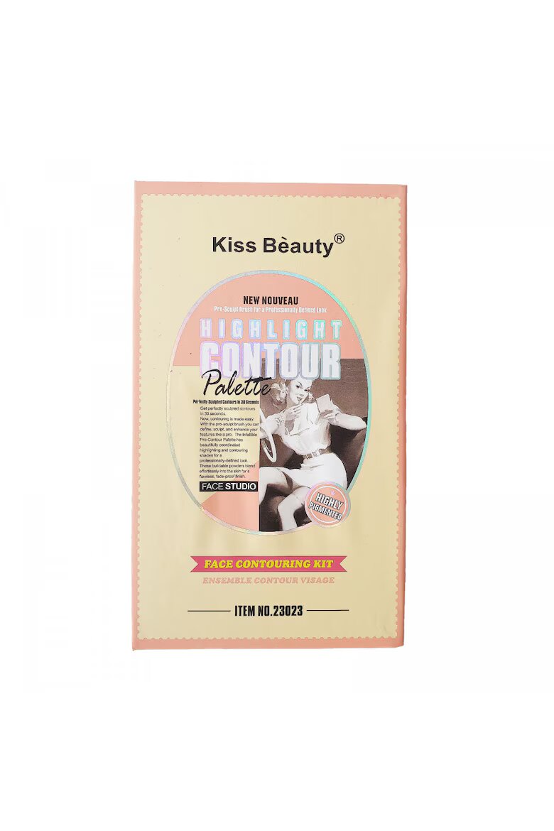 Kiss Beauty Контурираща палитра Highlight Contour Palette # 2