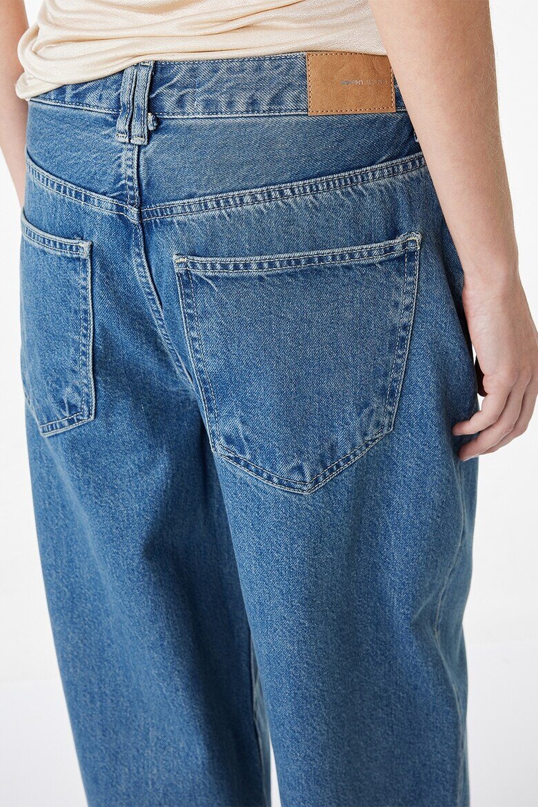 KOTON Широки дънки с миди талия Denim Blue
