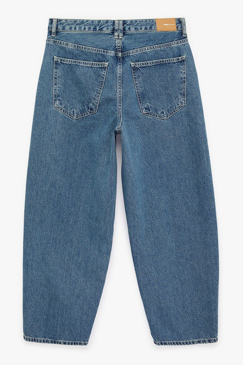 KOTON Широки дънки с миди талия Denim Blue