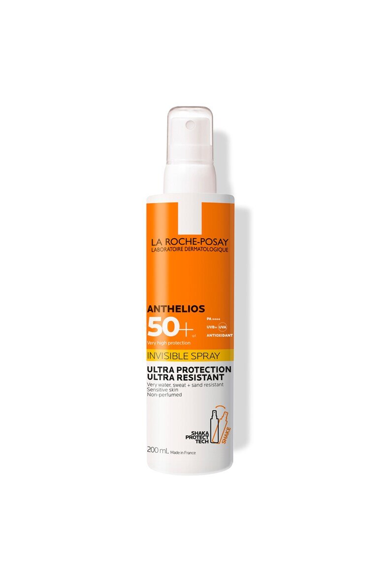 La Roche-Posay ANTHELIOS SPF невидим слънцезащитен спрей за тяло. 50 SPF