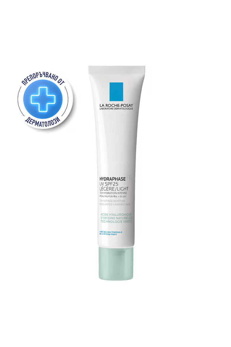 La Roche-Posay Хидратиращ крем за лице за 72 часа Hydraphase HA UV Light SPF 25 За нормална /смесена кожа 40 мл