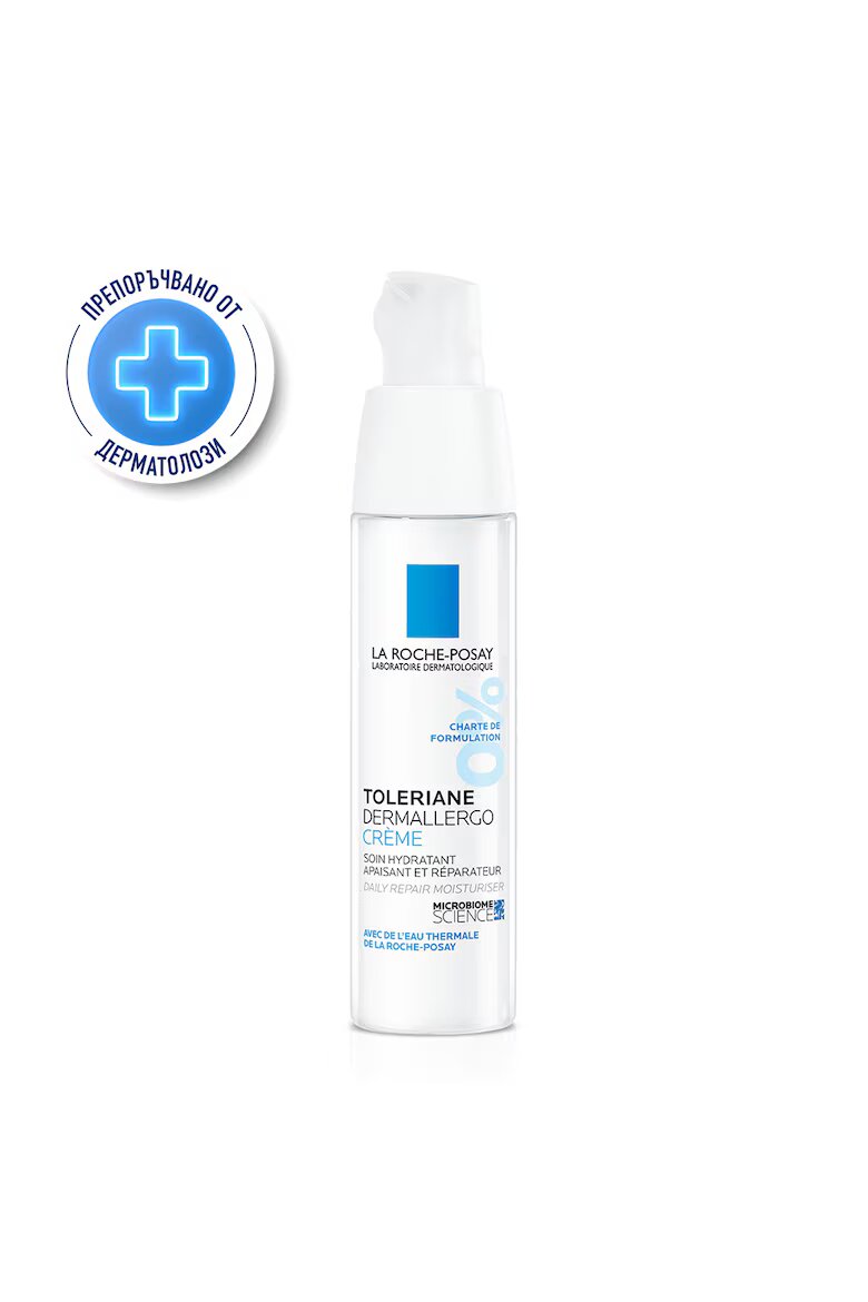 La Roche-Posay Хидратиращ успокояващ и възстановяващ крем Toleriane Dermallergo За кожа с тенденция към алергии или чувствителна нормална или суха 40 мл