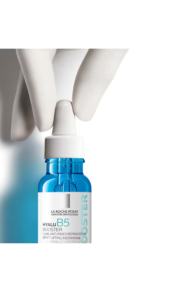La Roche-Posay Концентриран серум против бръчки с незабавен лифтинг ефект Hyalu B5 Booster с хиалуронова киселина и витамин B5 без аромат 15 ml