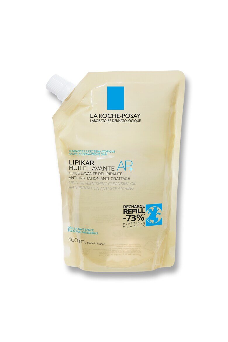 La Roche-Posay Lipikar AP+ хидратиращо противовъзпалително и против сърбеж измиващо масло. 0.4 l