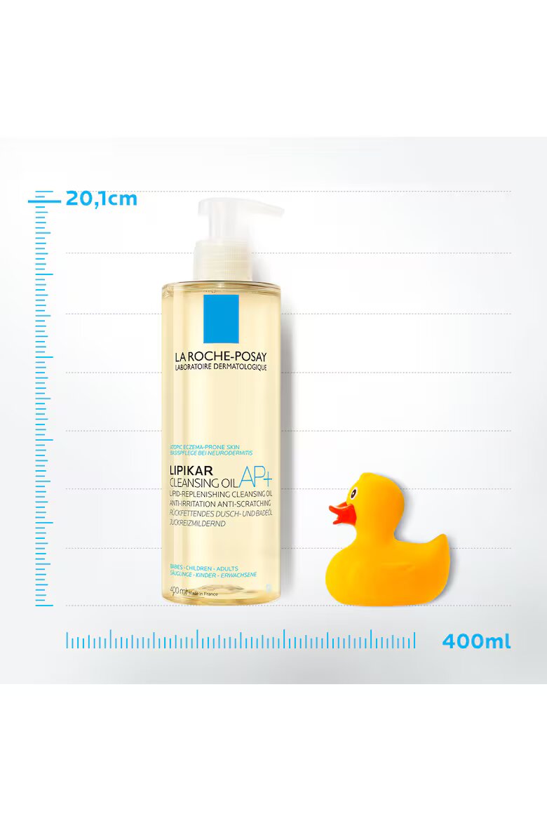 La Roche-Posay Lipikar AP+ хидратиращо противовъзпалително и против сърбеж измиващо масло. 400 мл