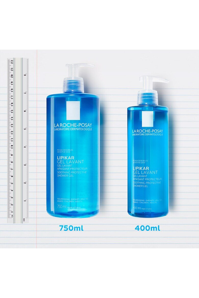 La Roche-Posay Lipikar успокояващ почистващ гел за лице и тяло за бебета деца възрастни. 400 мл