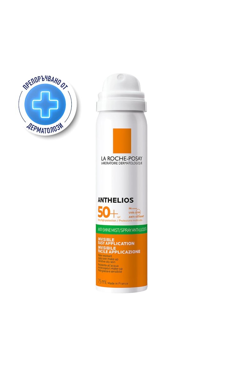 La Roche-Posay Слънцезащитен спрей за лице Anthelios SPF 50 Безцветен За мазна и чувствителна кожа 75 мл