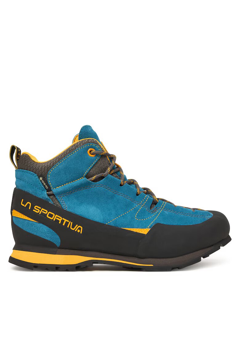 La Sportiva Мъжки туристически обувки Boulder X Mid GTX - сини - естествена кожа