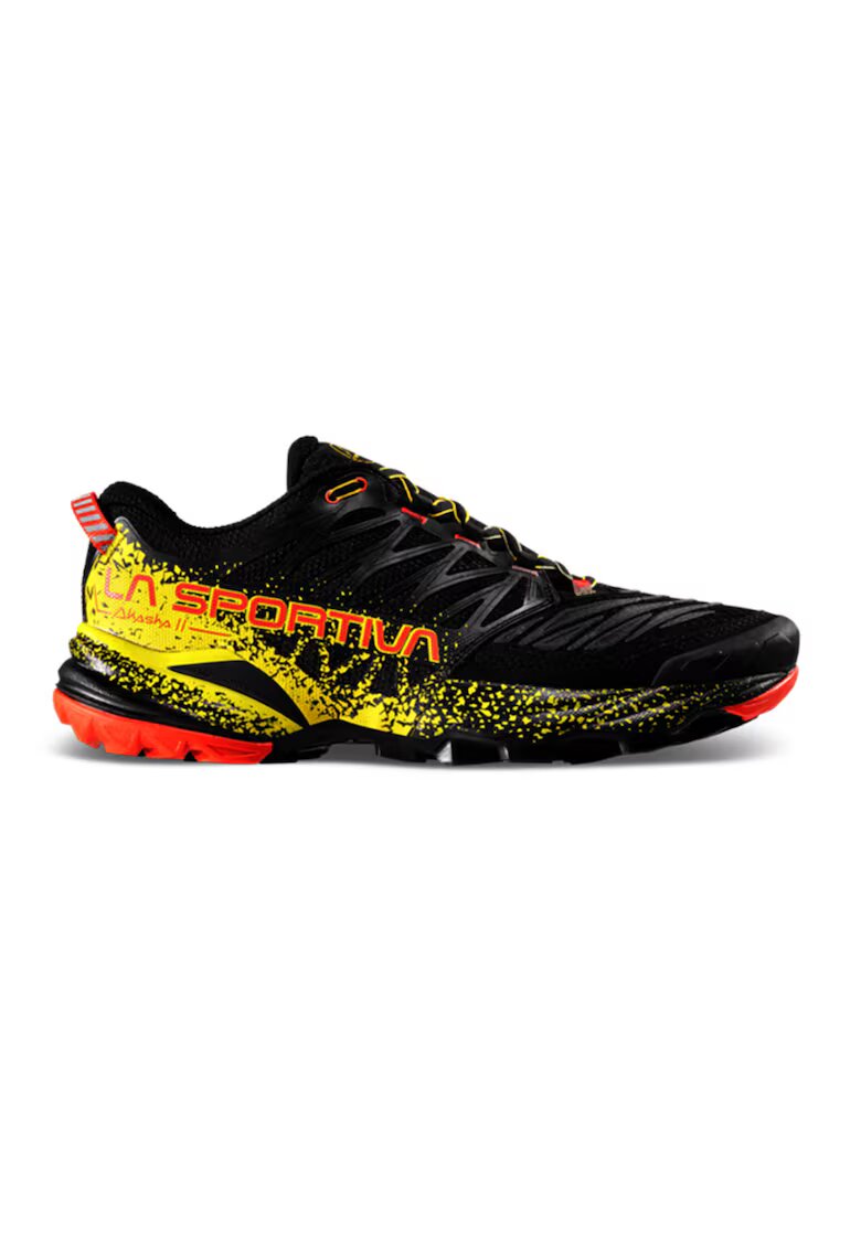 La Sportiva Обувки Akasha II за трейп с лого - Тъмносин/Кралско Синьо/Шам фъстък зелено