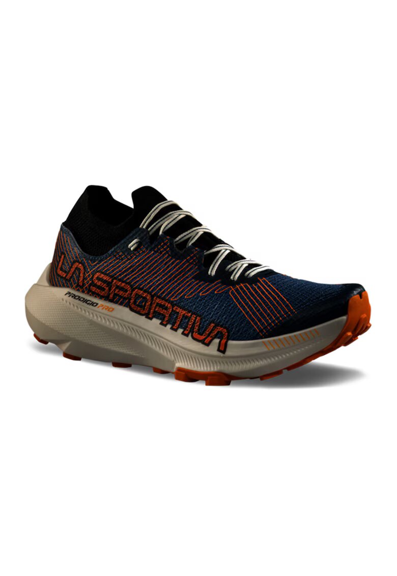 La Sportiva Обувки за трейл Prodigio Pro с лесно обуване - Червен/Шафраново жълто/Антрацитно сиво