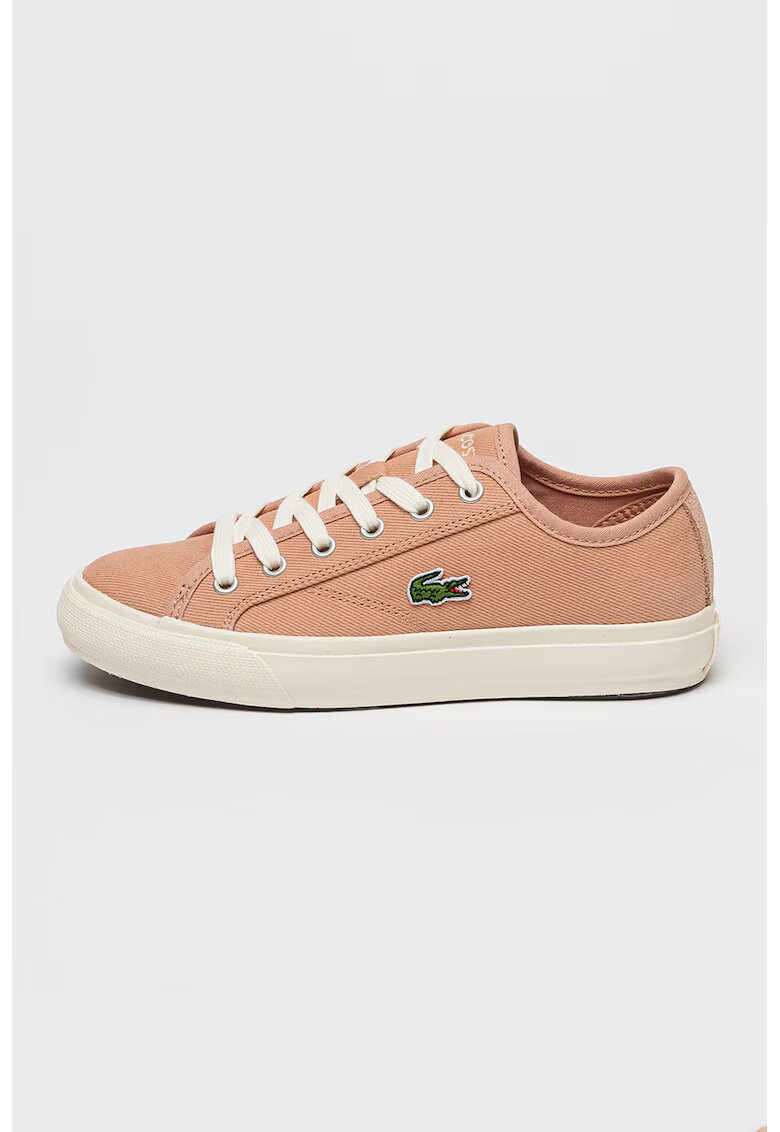 Lacoste Чехли с лого - Розова сьомга