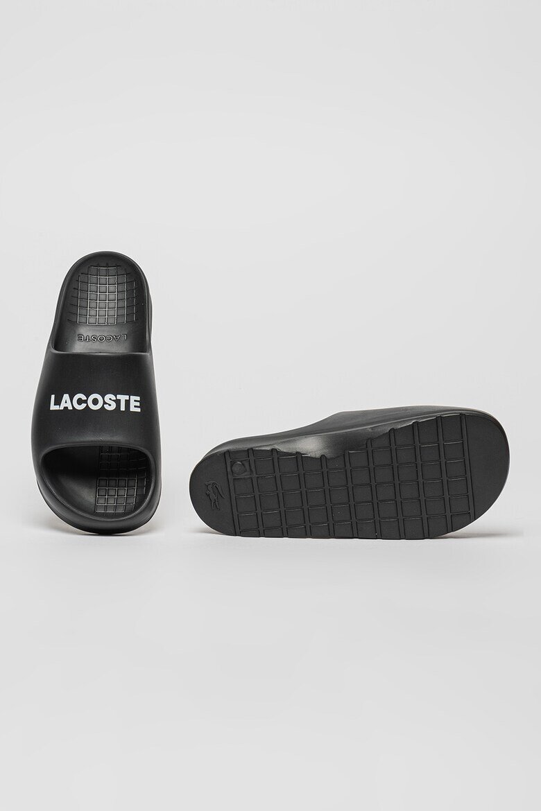 Lacoste Чехли Serve с лого Черен