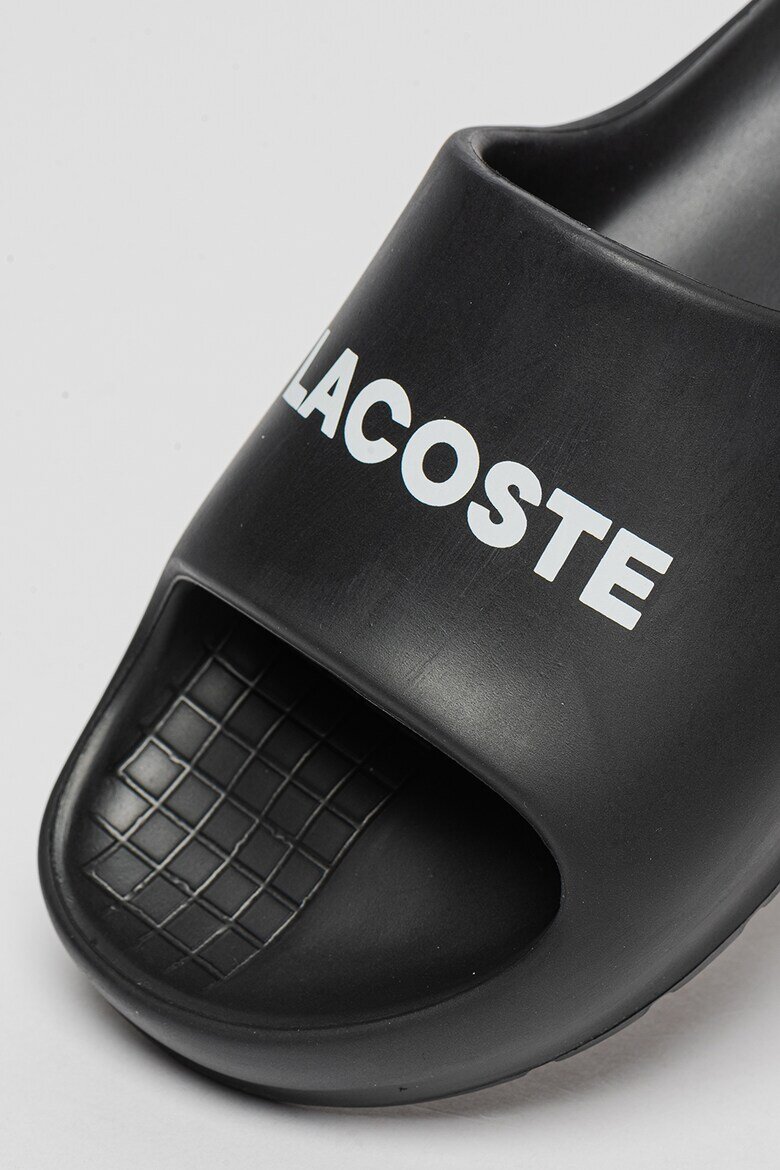 Lacoste Чехли Serve с лого Черен