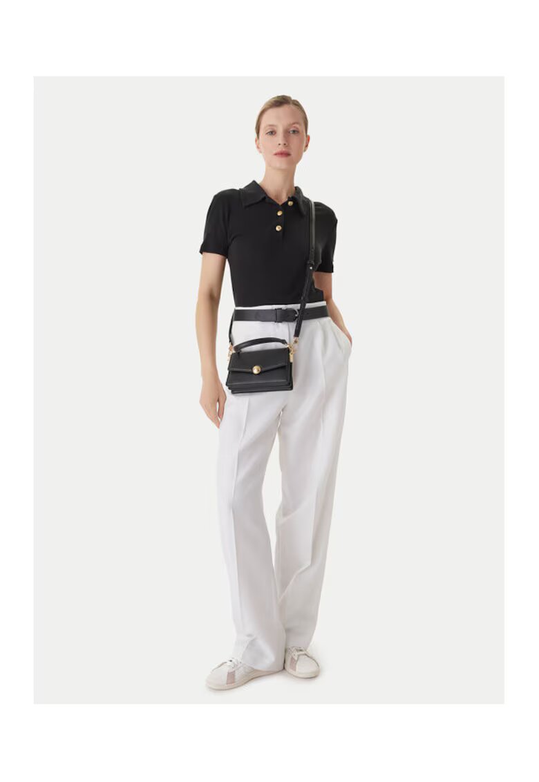 Lacoste Дамска чанта без цвят - от естествена кожа - модел NF5104IT