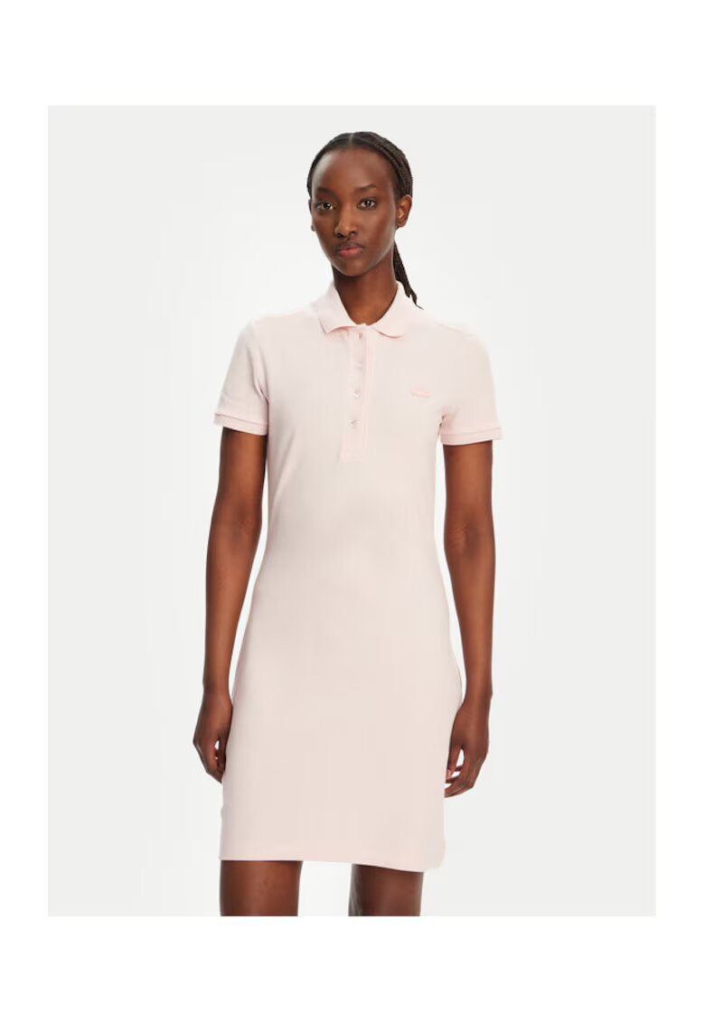 Lacoste Дамска рокля - 206964014 - Памук - Розов